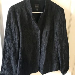 Eileen Fisher Crushed Silk Blazer/Jacket